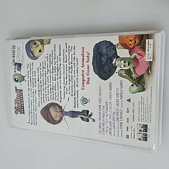 Veggie Tales The Nuttiest Nut Cracker Vhs - Picture 2 of 3